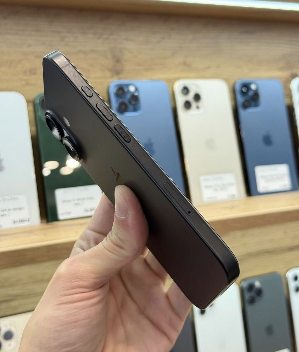IPhone 16, 128 GB, Qara, Zəmanət, Simsiz şarj, Face ID — Apple iPhone, Bakı (2)