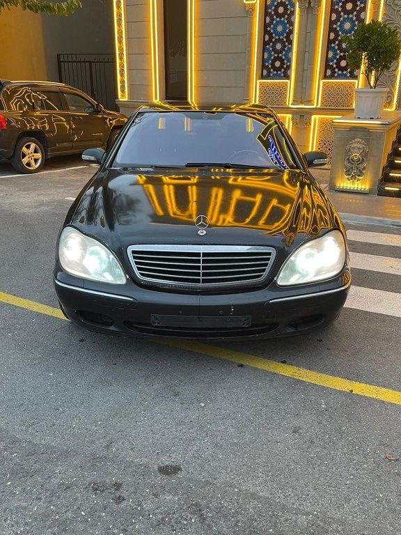 Mercedes S 320, 3.2 L, 2002 il, 483 000 km — Avtomobillər, Bakı (2)