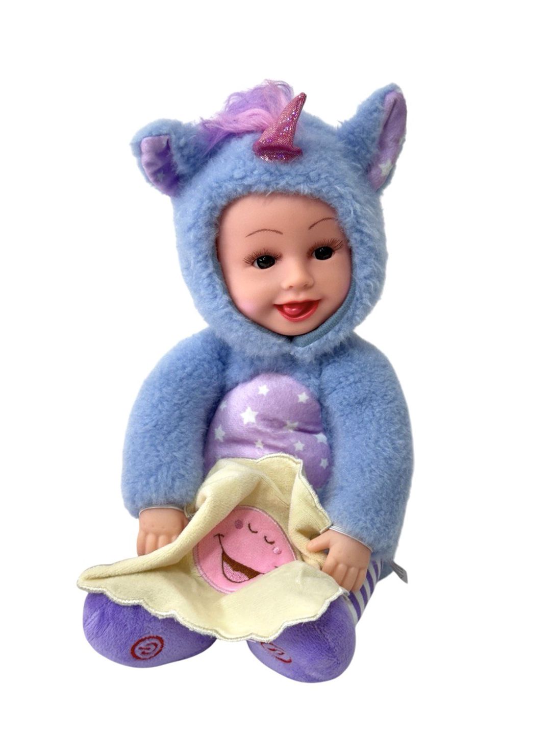 Yumşaq oyuncaq Peekaboo Bl330 Unicorn, mavi, 3+ yaş — Yumşaq oyuncaqlar, Bakı (3)