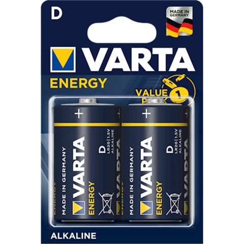 Batareya Varta Energy D LR20, 2 əd — 9 ₼ · Bakı · Batareyalar və şarj cihazları Batareya Varta Energy D LR20, 2 əd — Bakı