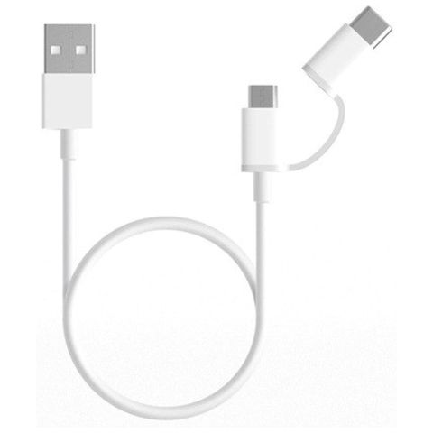 Mi 2-İn-1 Usb Cable Micro Usb/Type-C 30Cm — Bakı
