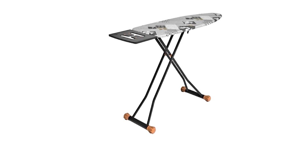 Ütü masası Perilla IB-1007, 124х43 sm, qara/narıncı — Mallar, Bakı