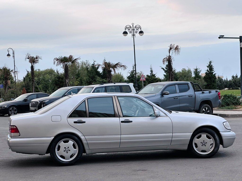 Mercedes S 320, 3.2 L, 1997 il, 216 000 km — Avtomobillər, Sumqayıt (4)
