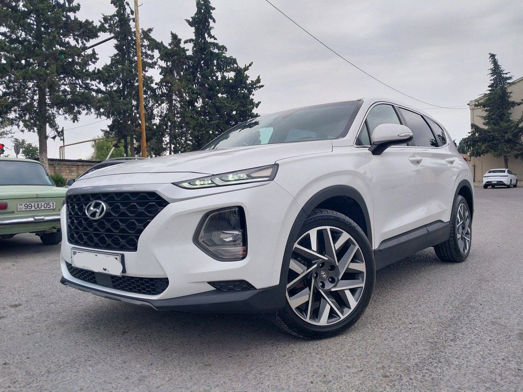 Hyundai Santa Fe, 2.0 L, 2019 il, 249 000 km 99-UU-051 — Avtomobillər, Bakı (2)