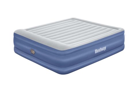 Şişmə döşək Bestway TriTech, mavi/ağ, 203x193x56 sm — Bakı