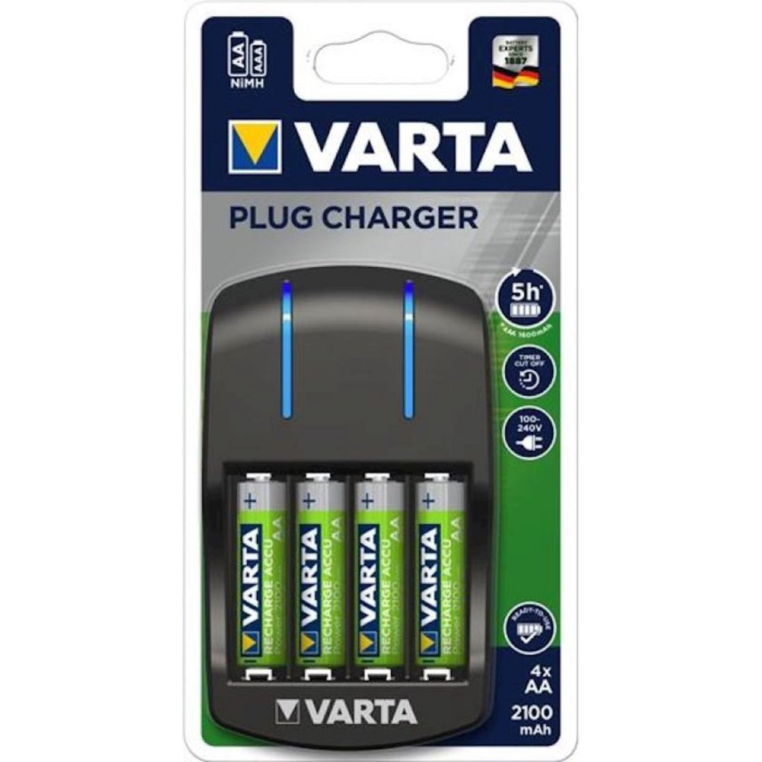 Batareya üçün şarj cihazı Varta Plug Charger 2100mAh — Batareyalar və şarj cihazları, Bakı