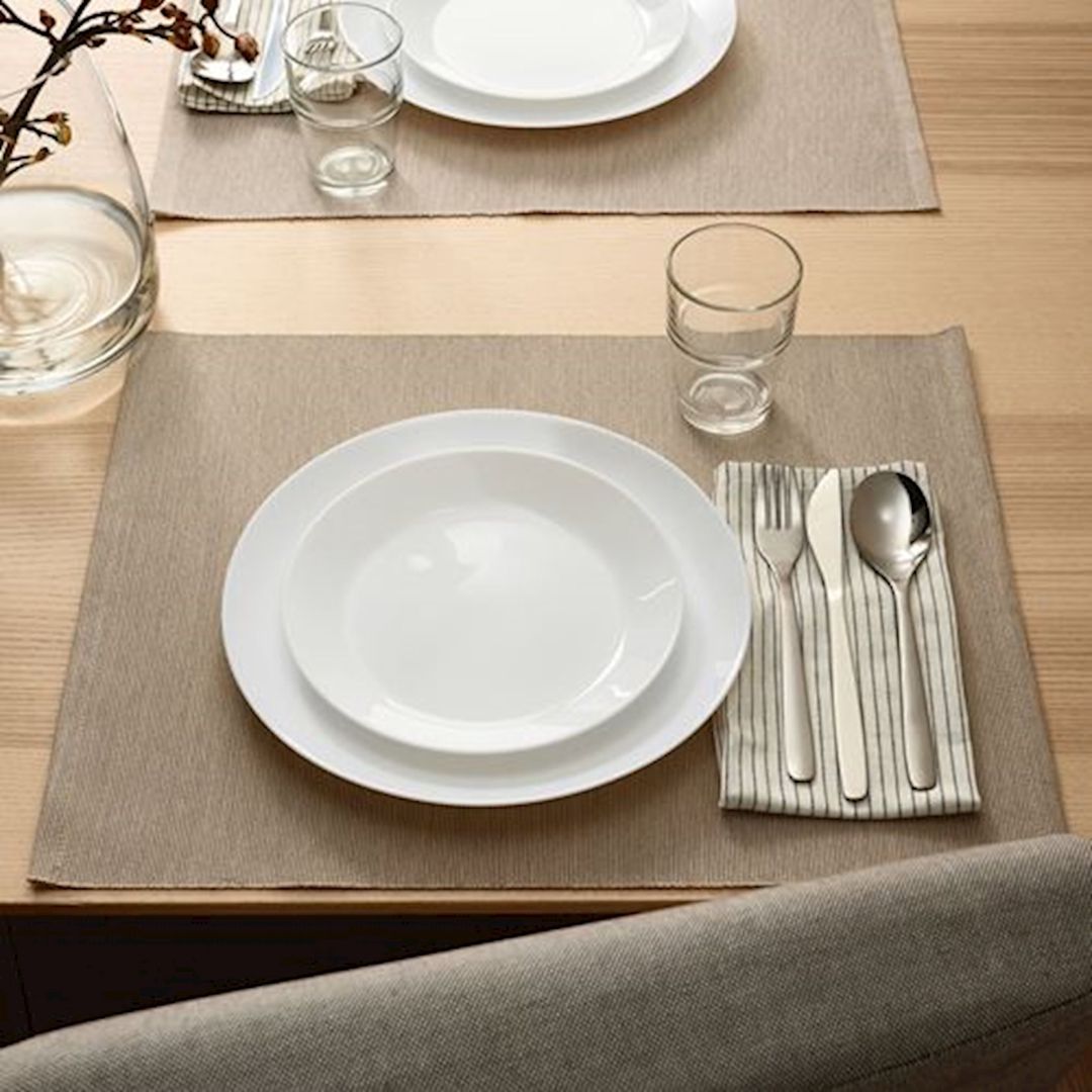 Desert üçün boşqab IKEA Oftast, 19 sm, bərkidilmiş şüşə, ağ (603.189.39) — Mallar, Bakı (2)