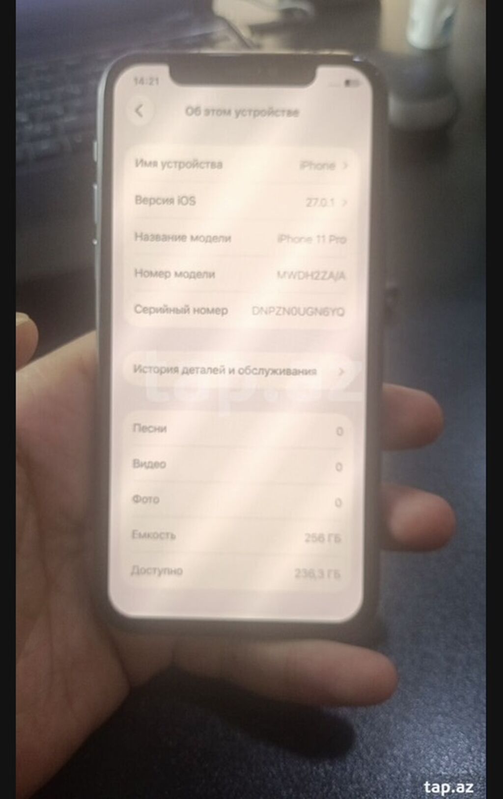 IPhone 11 Pro, 256 GB, Space Gray, Face ID — Apple iPhone, Bakı (6)