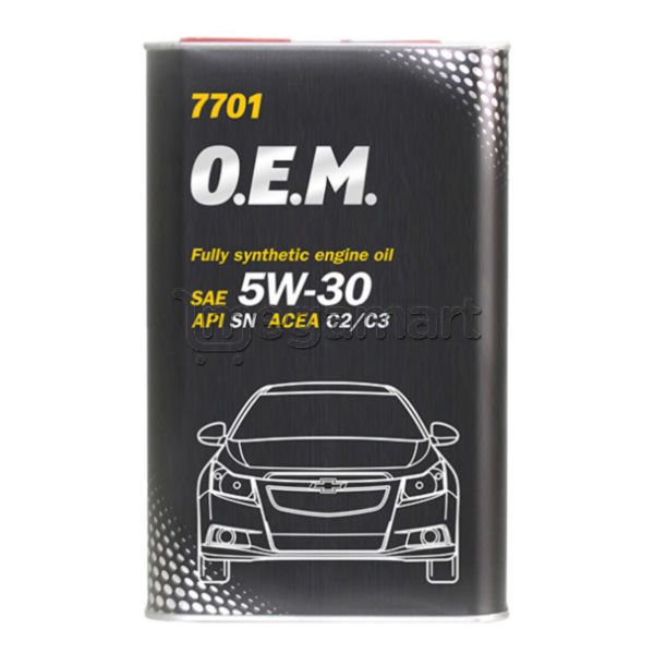 Mühərrik yağı Mannol 7701 O.E.M. For Chevrolet-Opel 5W-30 1L Metal — Yağlar və texniki mayelər, Bakı
