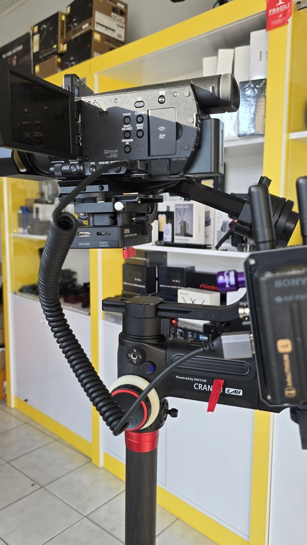 Sony HD Kamera + Zyun LAB 3 pro dəst. - 3 oxlu elektron gimballı — Digər, Şəki (3)