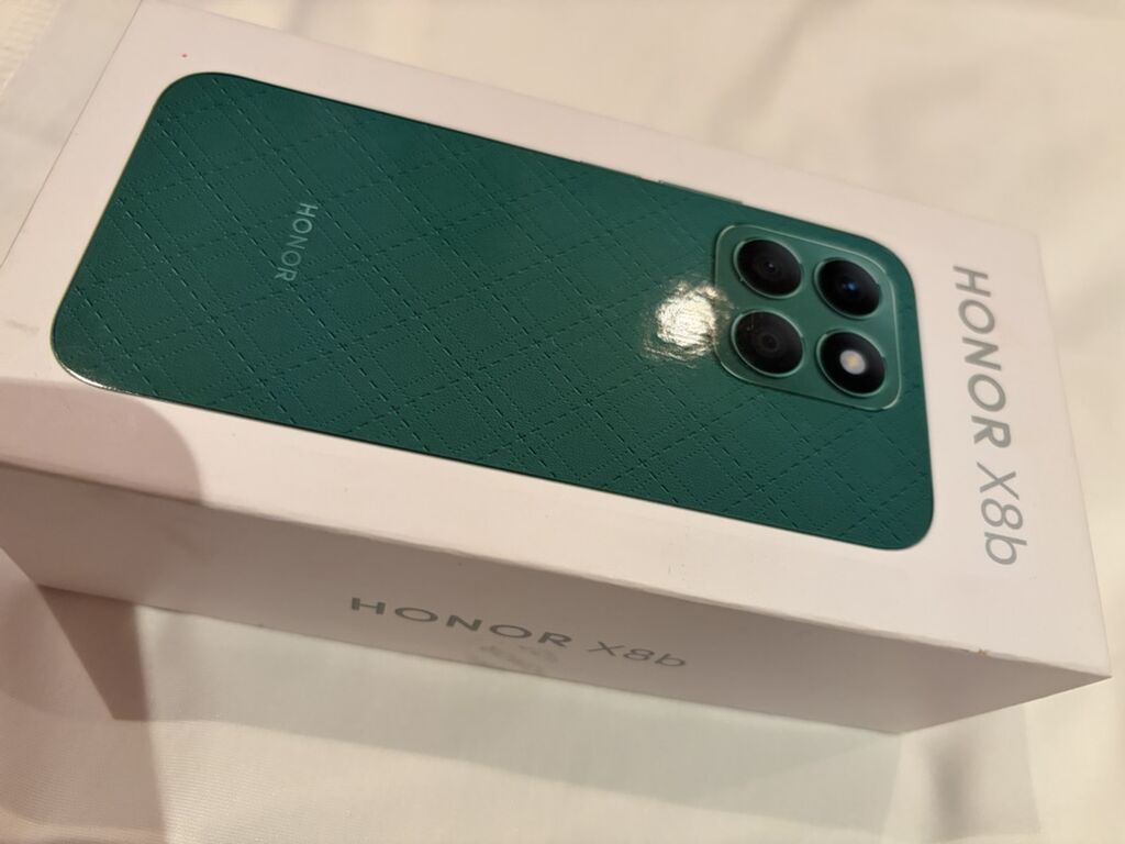 Honor X8b, rəng - Yaşıl, Barmaq izi — Honor, Sumqayıt