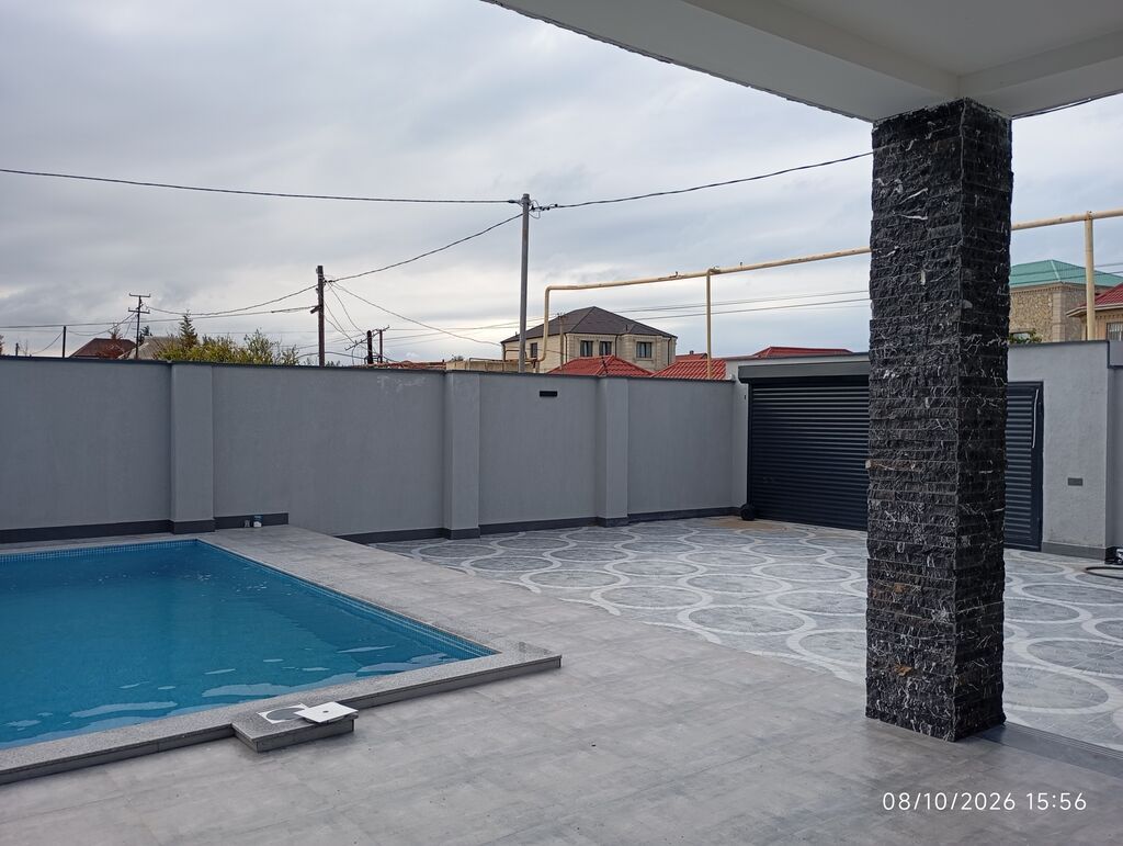 Novxanıda İstilik Sistemli Hovuzu Olan Modern Bağ Evi Satılır — Ev, villa, Novxanı (2)