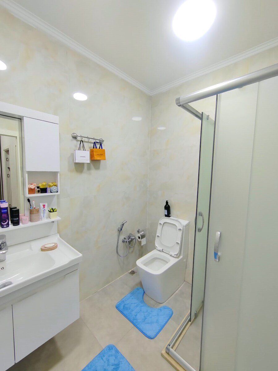 İcarəyə verilir 2 otaqlı yeni tikili 60 m² — Mənzil, Bakı (9)