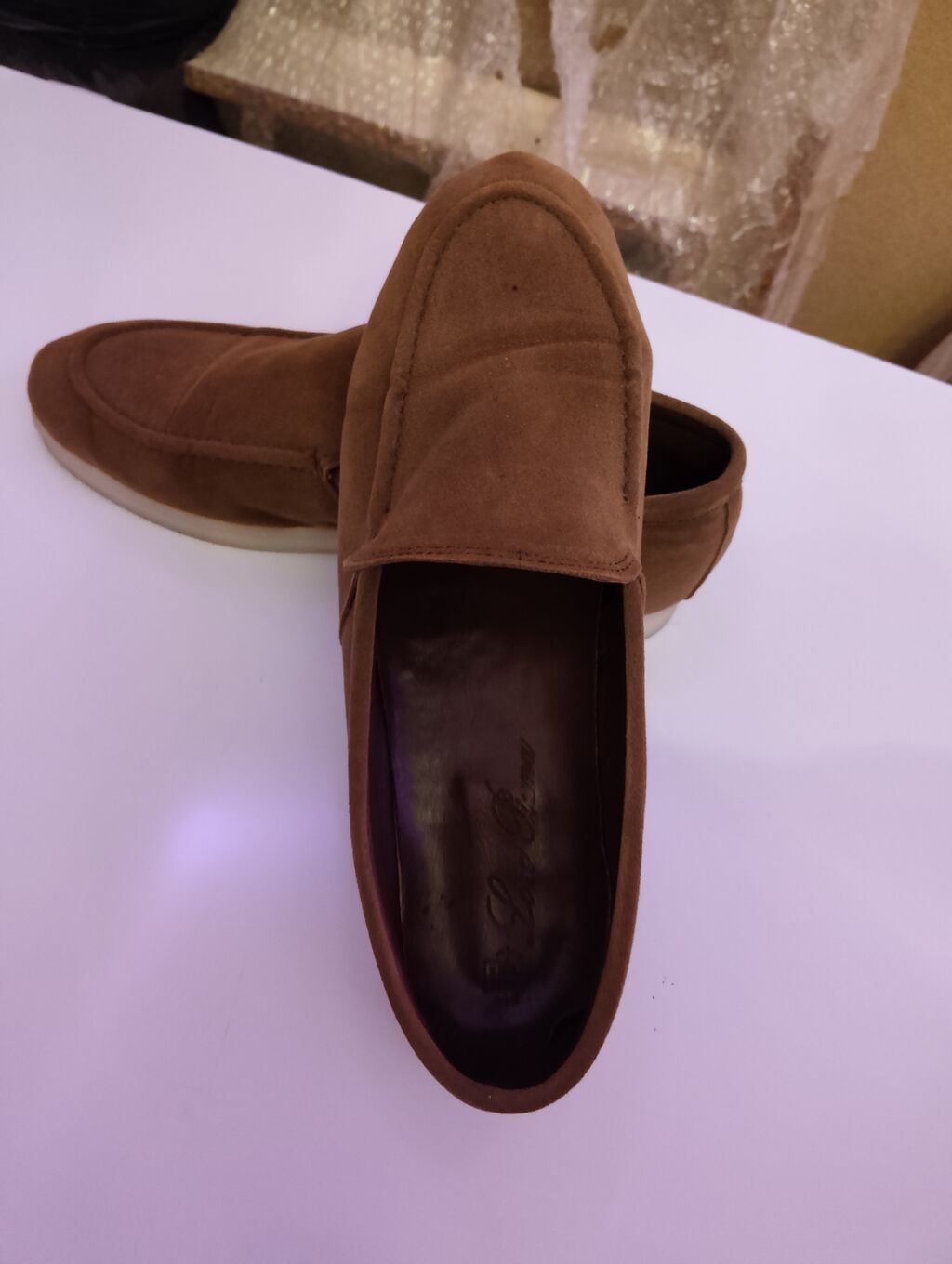 Kişi mokasinləri - Rəng: tünd qəhvəyi (brown) - Model: bağsız — Ayakkabılar, Masazır (6)
