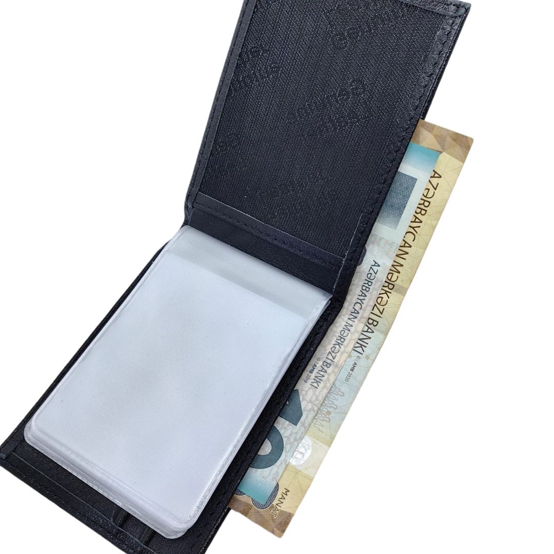 Dəri kredit kart qabı WCo_9 Qara — Mallar, Bakı