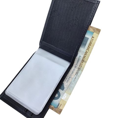 Dəri kredit kart qabı WCo_9 Qara — Bakı