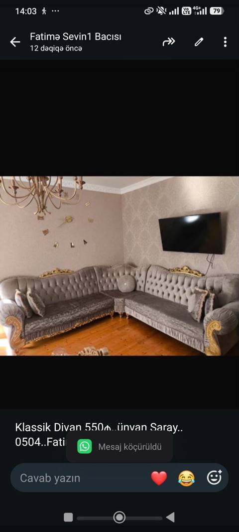 Klassik Divan 550₼. ünvan Saray. 0504. Fatimə99 — Aişə Xanım — Дивандар