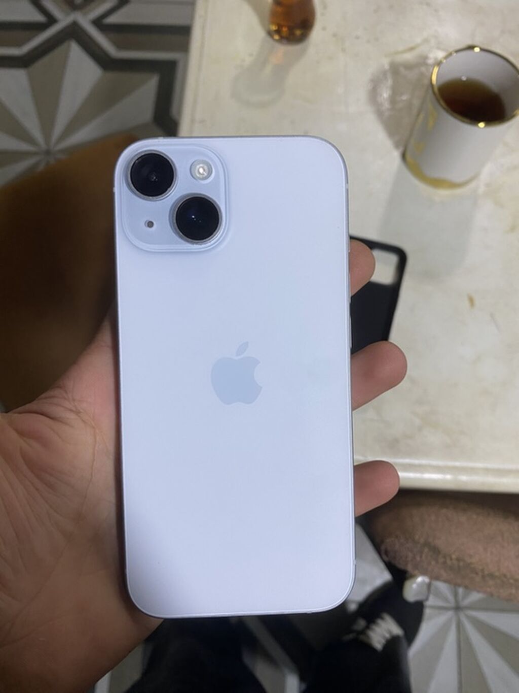 IPhone 15, Ağ, Face ID — Apple iPhone, Ağdaş (3)