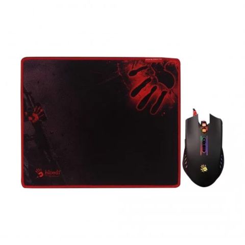 Gaming Mouse +Mouse Pad A4Tech Bloody Q8181S — 53 ₼ · Bakı · Klaviaturalar və siçanlar Gaming Mouse +Mouse Pad A4Tech Bloody Q8181S — Bakı