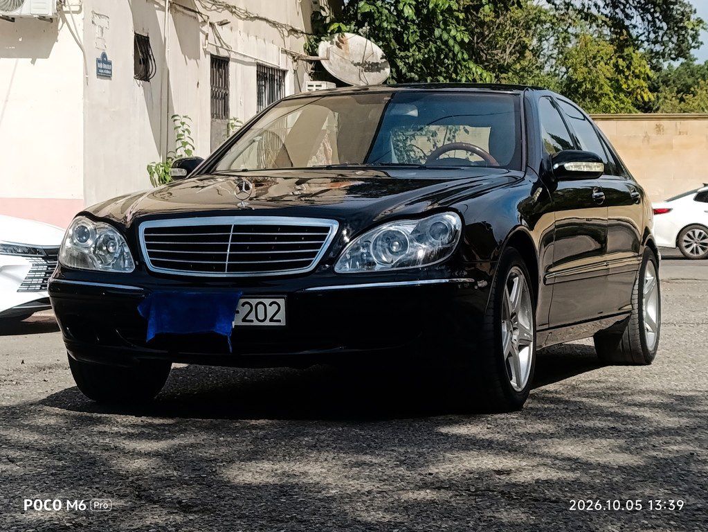 Mercedes S 320, 3.2 L, 2003 il, 280 000 km — Avtomobillər, Bakı (2)
