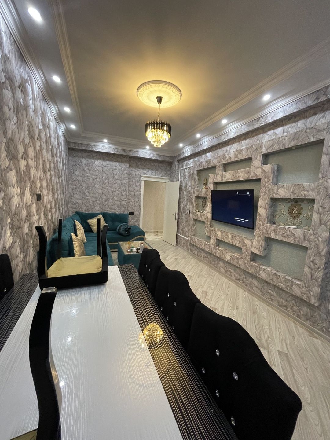 İcarəyə verilir 2 otaqlı yeni tikili 90 m² — Mənzil, Bakı (8)