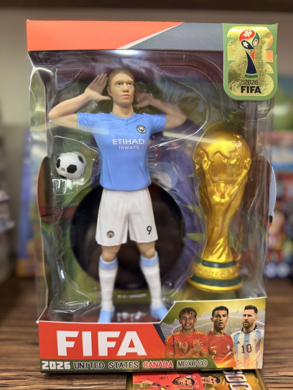 Fıfa 2026 mövzulu kolleksiya fiquru – Braziliya millisinin 10 nömrəli — Oyuncaq figuraları, Bakı (6)