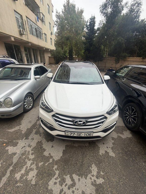 Hyundai Santa Fe, 2.0 L, 2017 il, 205 023 km 77-SE-106 — Avtomobillər, Bakı