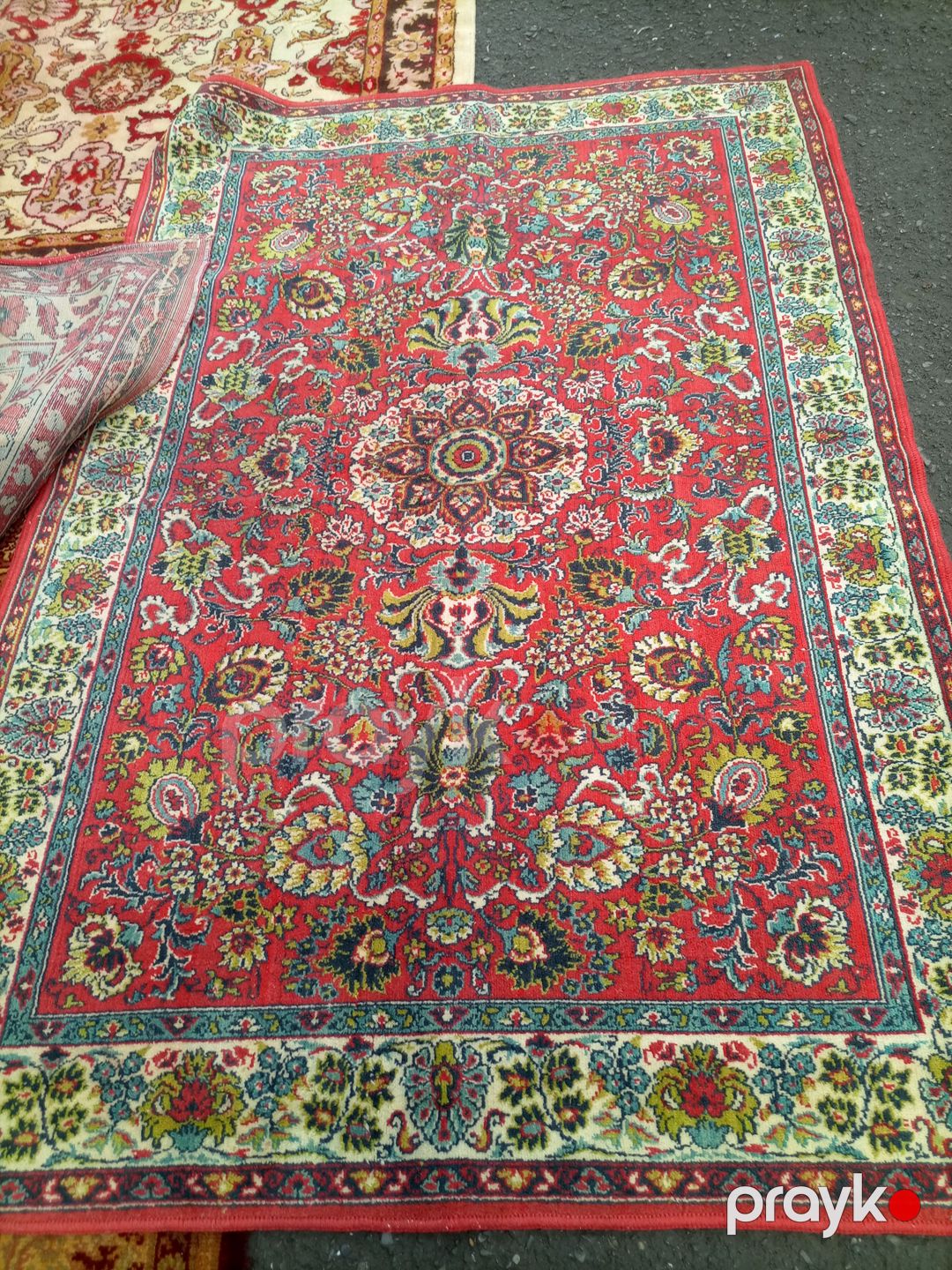 Tradisional Qaradı xalı, çoxrəngli ornamentasiya — Xalılar, İsmayıllı (2)