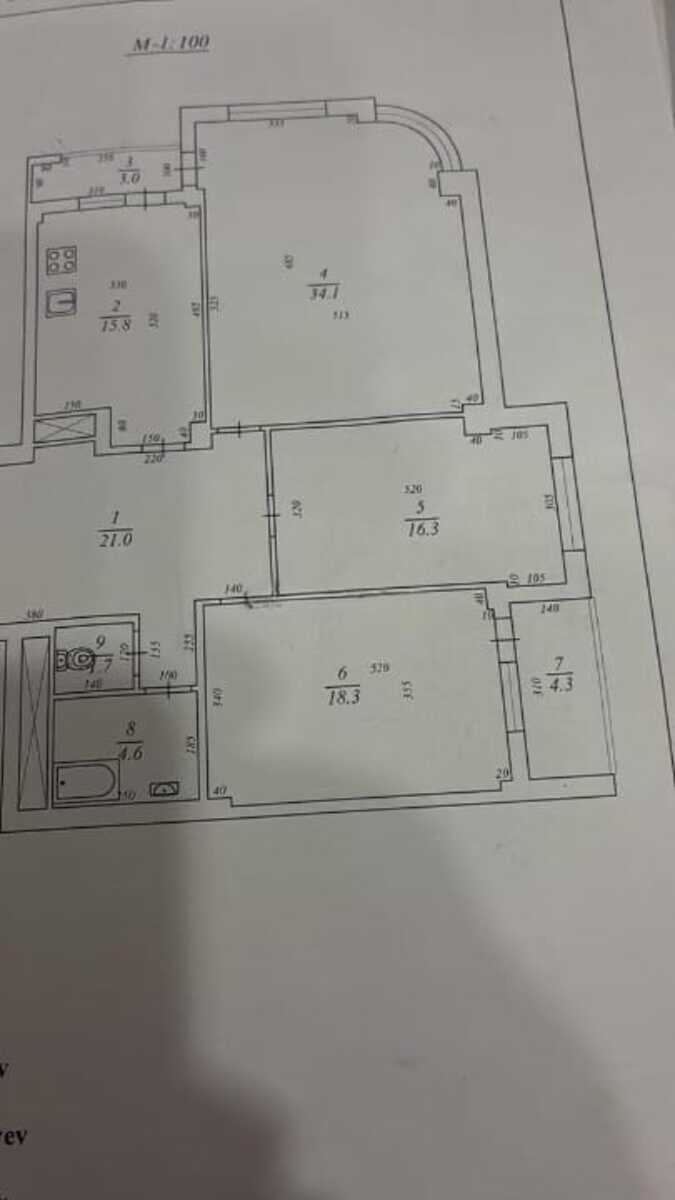 Satılır 3 otaqlı yeni tikili 130 m² — Mənzil, Bakı (8)