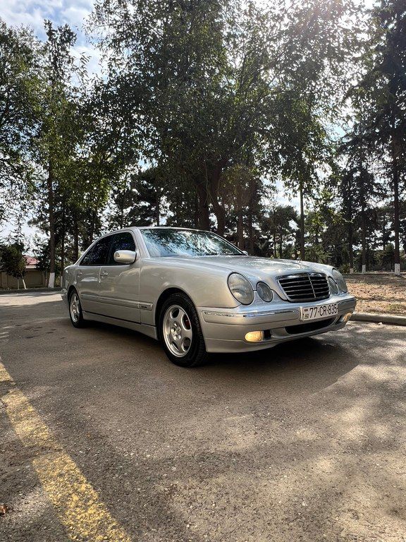 Mercedes E 200, 2.2 L, 1999 il, 445 454 km 77-CR-835 — Avtomobillər, Biləsuvar (2)