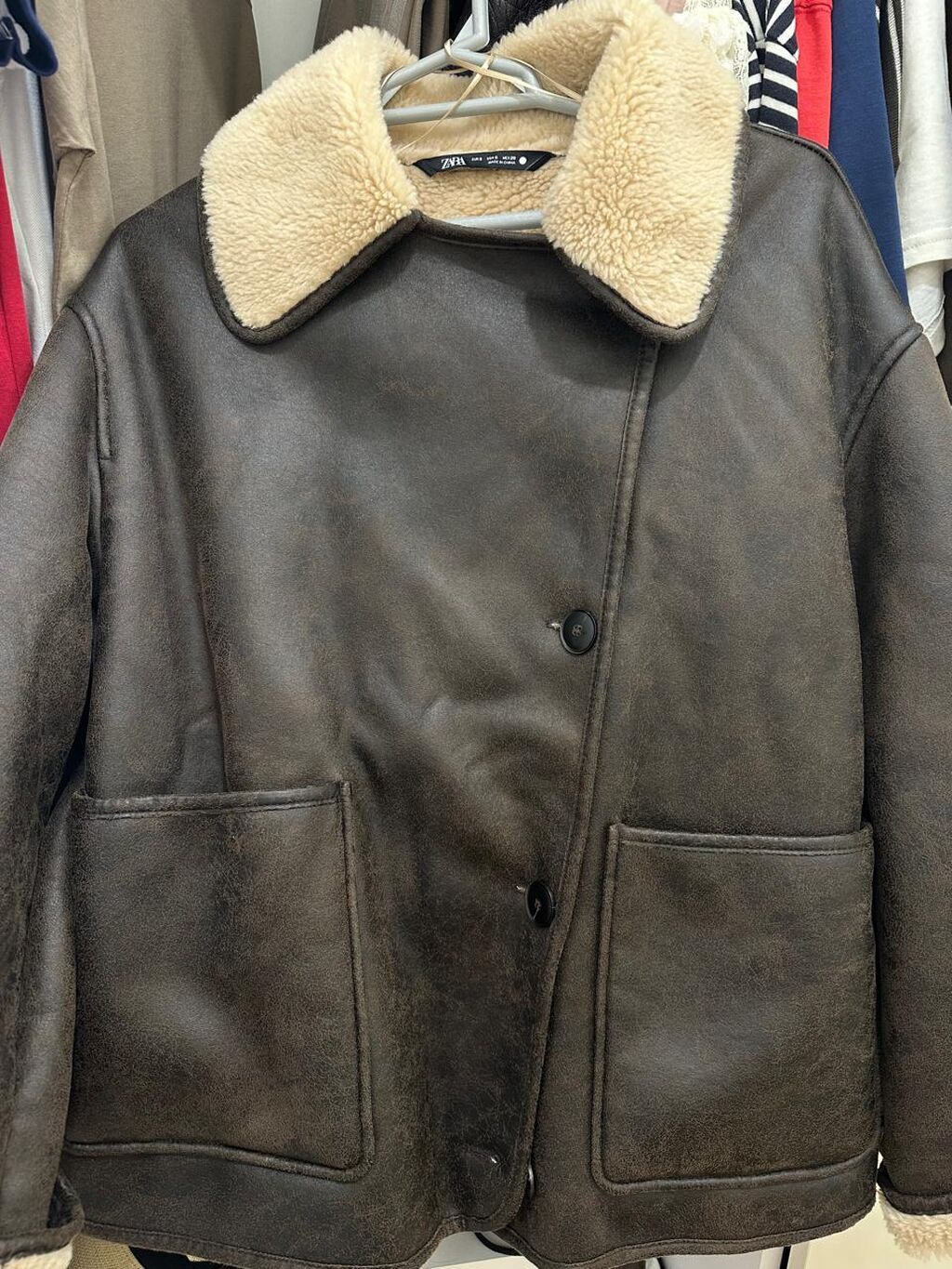 Dəri kurtka, Zara, S — Jaketlər, Bakı