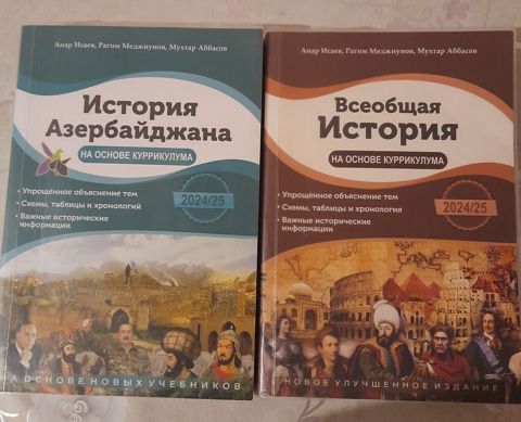 Məhsul: 2 ədəd tarix üzrə köməkçi dərs vəsaiti (rus dilində) 1ədədi — 10 ₼ · Bakı · Kitablar Məhsul: 2 ədəd tarix üzrə köməkçi dərs vəsaiti (rus dilində) 1ədədi — Bakı