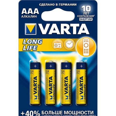 Batareya Varta Long Life AAA4 — Bakı