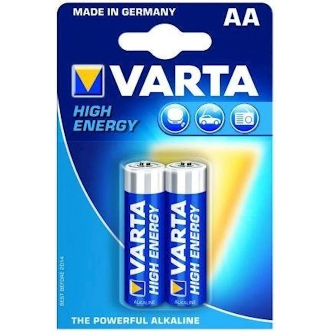 Batareya Varta High Energy 4906 AA 1.5 V, 2 əd — Batareyalar və şarj cihazları, Bakı