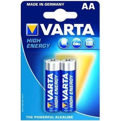 Batareya Varta High Energy 4906 AA 1.5 V, 2 əd — 3 ₼ · Bakı · Batareyalar və şarj cihazları Batareya Varta High Energy 4906 AA 1.5 V, 2 əd — Bakı