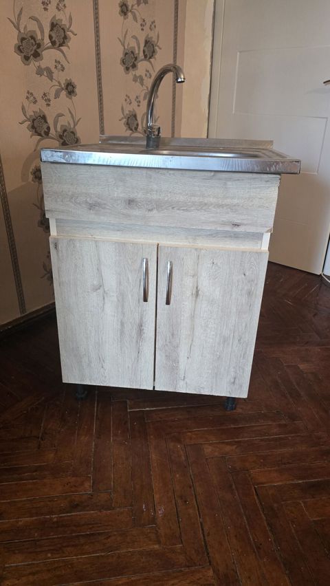Mətbəx lavabo dolabı – paslanmayan polad lavabo və qarışdırıcı kranla — 20 ₼ · Digah · Mətbəx mobilyası Mətbəx lavabo dolabı – paslanmayan polad lavabo və qarışdırıcı kranla — Digah