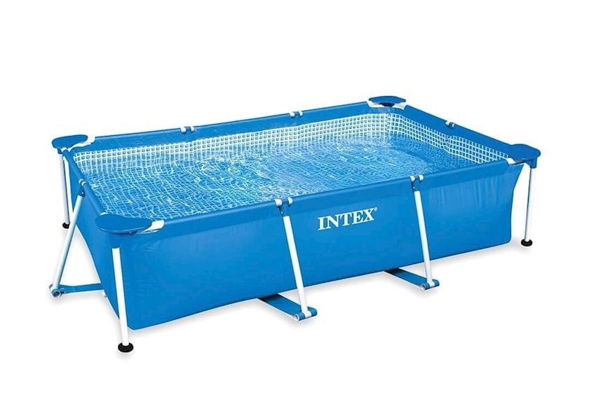 Karkaslı hovuz Intex Düzbucaqlı 28270, vinil, göy, 220x150x60 sm, 1662 l — Hovuzlar, Bakı