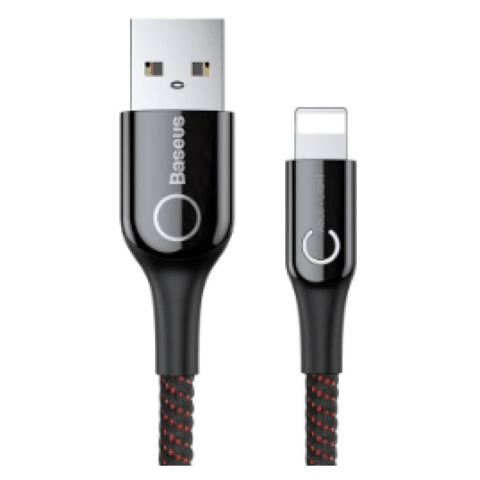 Kabel Baseus C-Shaped Light Intelligent Power-off Cable USB - Lightning 2.4A 1m Black (CALCD-01) — 13 ₼ · Bakı · Telefonlar və qadjetlər Kabel Baseus C-Shaped Light Intelligent Power-off Cable USB - Lightning 2.4A 1m Black (CALCD-01) — Bakı