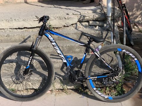 Vısta dağ velosipedi - Çərçivə: yüngül alüminium, qara-mavi rəng — 290 ₼ · Sumqayıt · Dağ velosipedləri Vısta dağ velosipedi - Çərçivə: yüngül alüminium, qara-mavi rəng — Sumqayıt