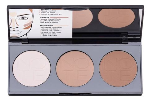 Üz konturinq üçün kirşan palet Note Cosmetics 01 Perfecting contouring powder palette — Bakı