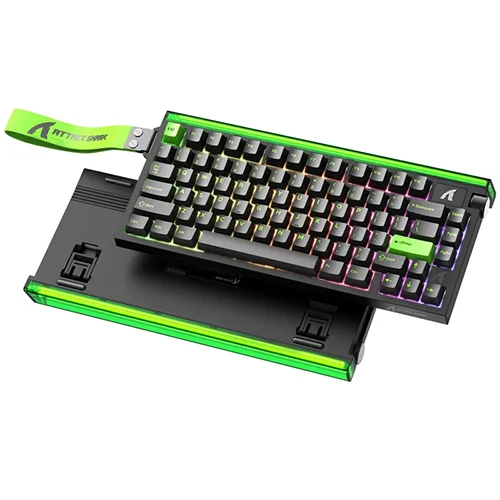 Keyboard Attack Shark R85 HE Neon Green Gaming Keyboard — Klaviaturalar və siçanlar, Bakı (2)