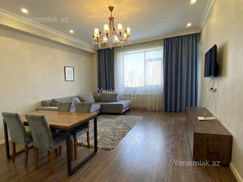 Kirayə 2 otaqlı Bina evi menzil (Yeni tikili), 75 m², Nəsimi rayonu — Mənzil, Bakı (5)