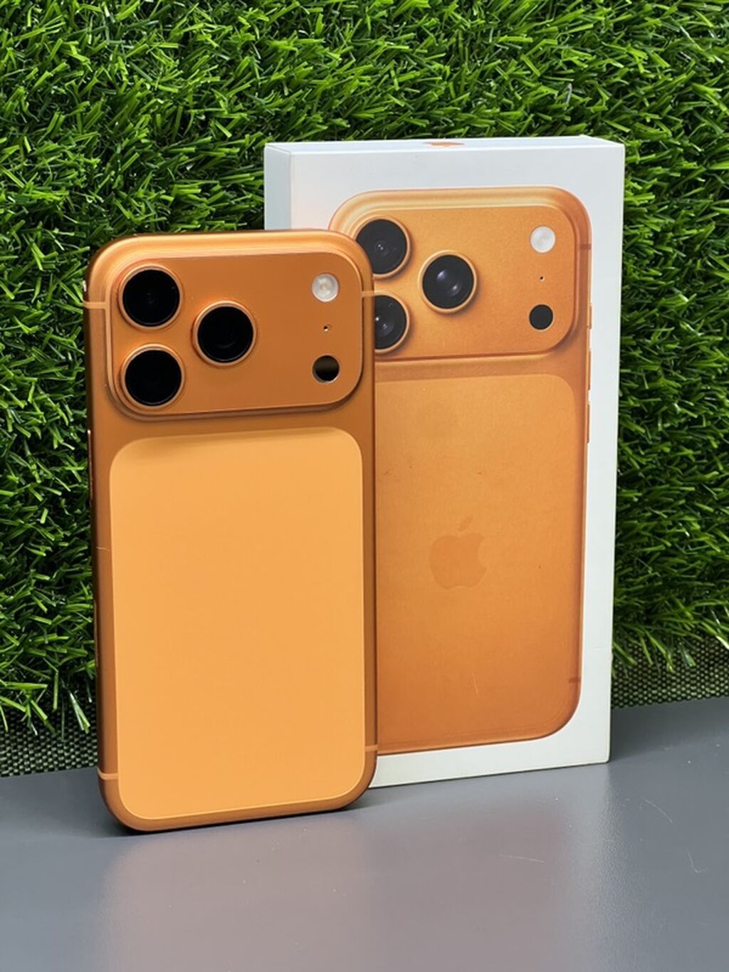 IPhone 17 Pro, 256 GB, Narıncı, Zəmanət, Simsiz şarj, Face ID — Apple iPhone, Bakı (2)