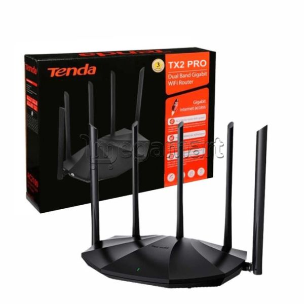 Wi-Fi Marşrutlaşdırıcısı Tenda TX2pRO 11AC 1500M — Kabelləri, adapterlər və keçidçilər, Bakı