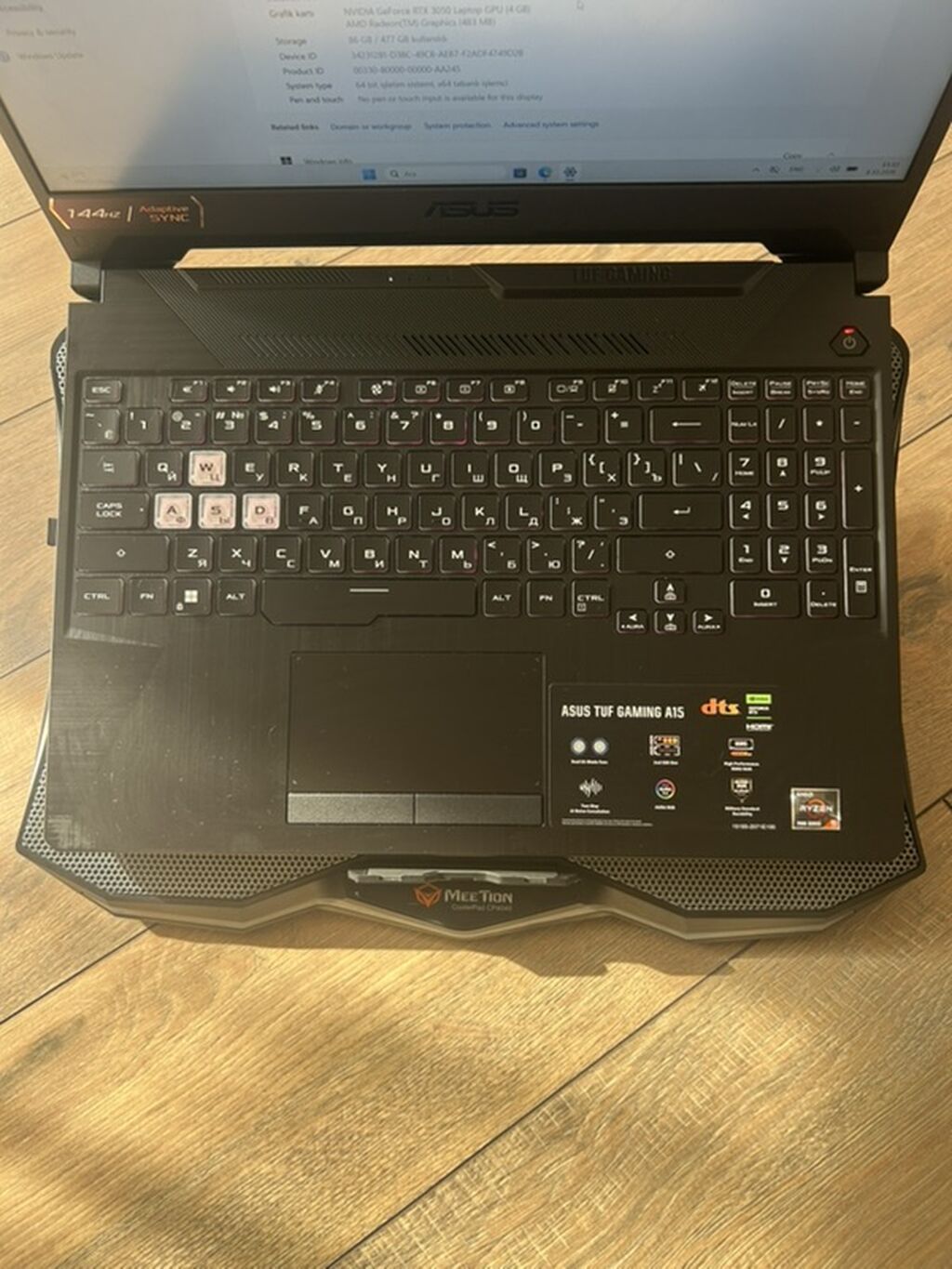 ASUS TUF Gaming A15 oyun noutbuku - Prosessor: AMD Ryzen 5 7535HS (6 — Asus, Qobu (3)