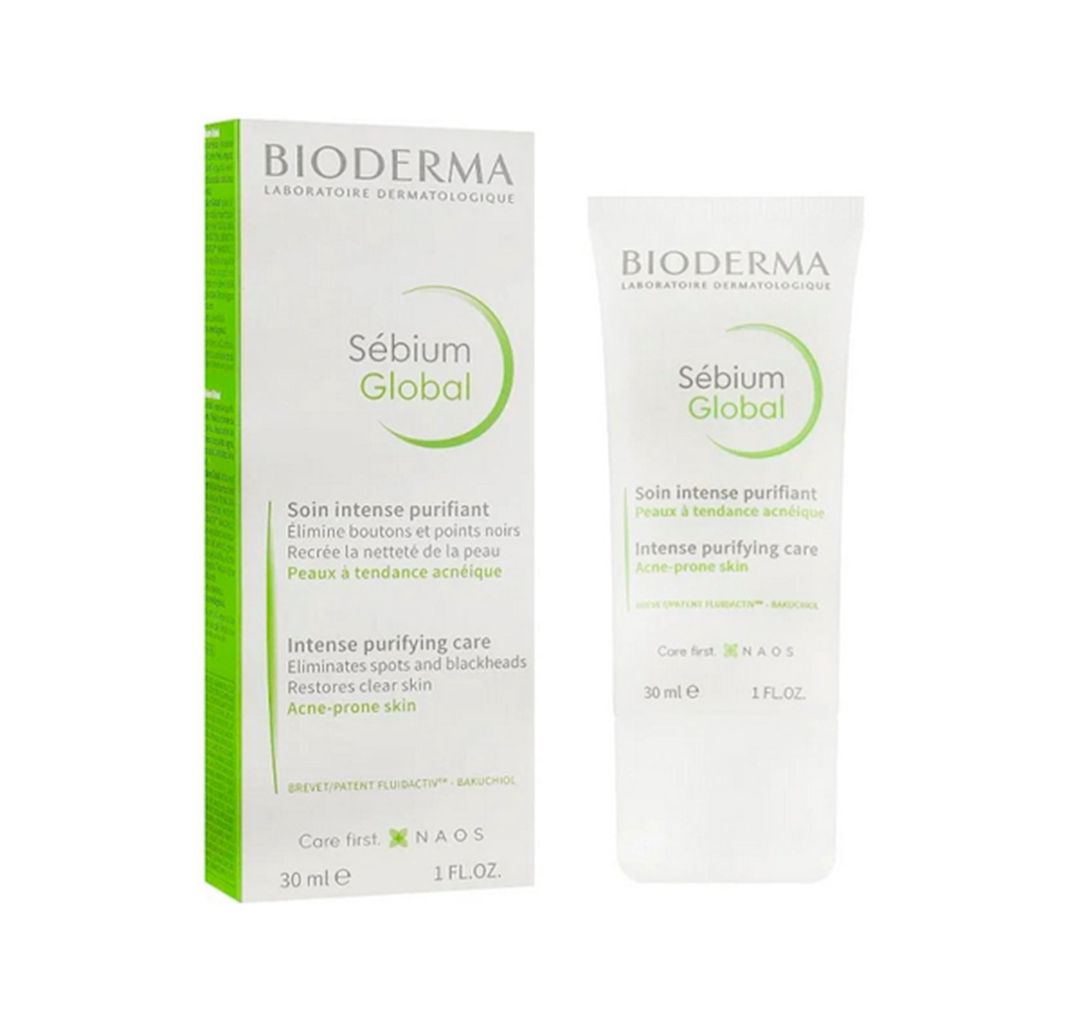 Üz üçün krem Bioderma Sebium Global akneyə meyilli problemli dəri üçün 30 ml — Mallar, Bakı