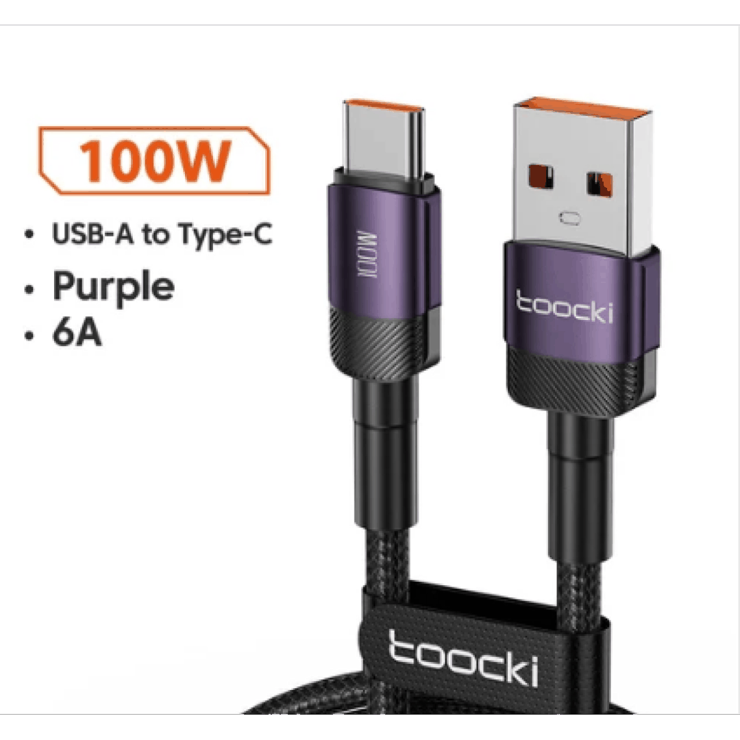 Tooki 100W USB C-dən C Tipinə Kabel PD Kabel — Telefonlar və qadjetlər, Bakı