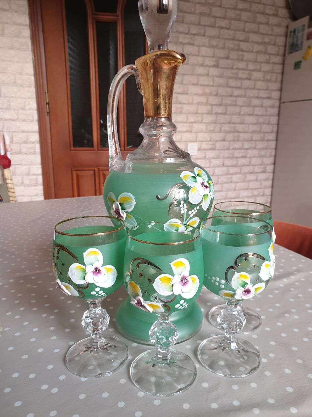 Rəng - Yaşıl, Şüşə — Süfrə qabı, Bakı (2)