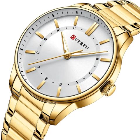 Qol saatı Curren C8430 Gold/White — Bakı