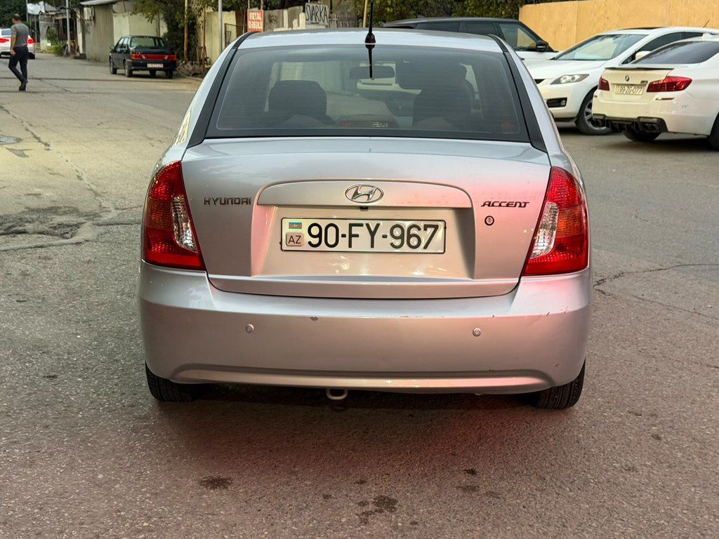 Hyundai Accent, 1.4 L, 2008 il, 170 000 km 90-FY-967 — Avtomobillər, Bakı (6)